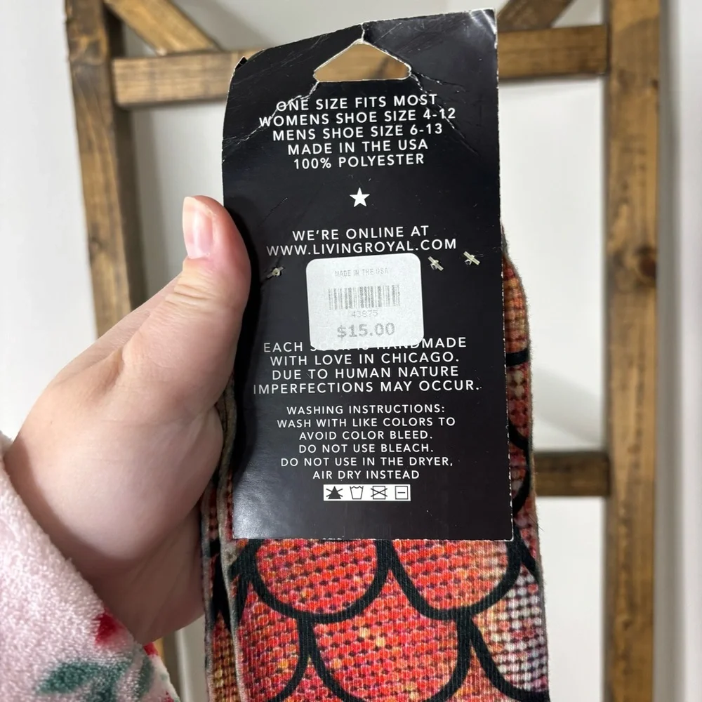 Living Royal Mermaid Scale Tall Socks